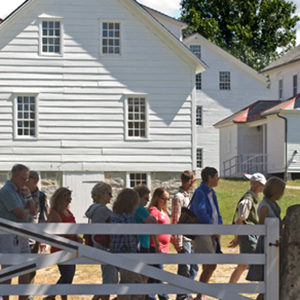 Outdoor Village Tours At Canterbury Shaker Village