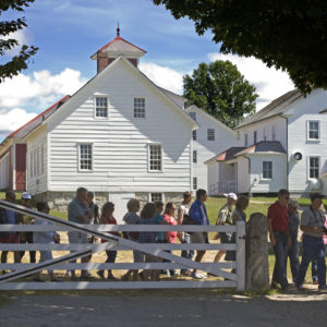 Outdoor Village Tours At Canterbury Shaker Village