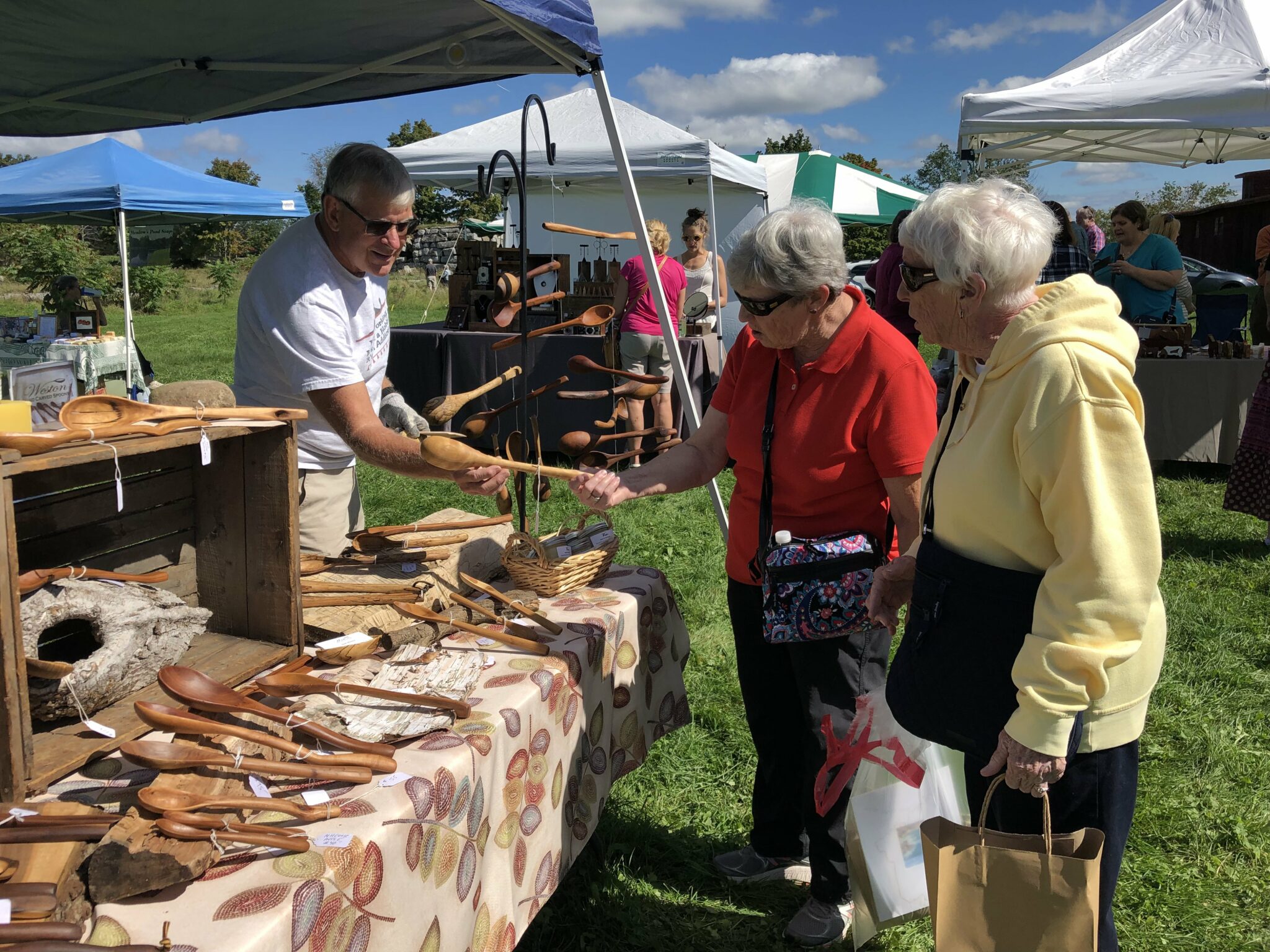 Canterbury Shaker Village ‘Kindly” Visitors to Artisan Market