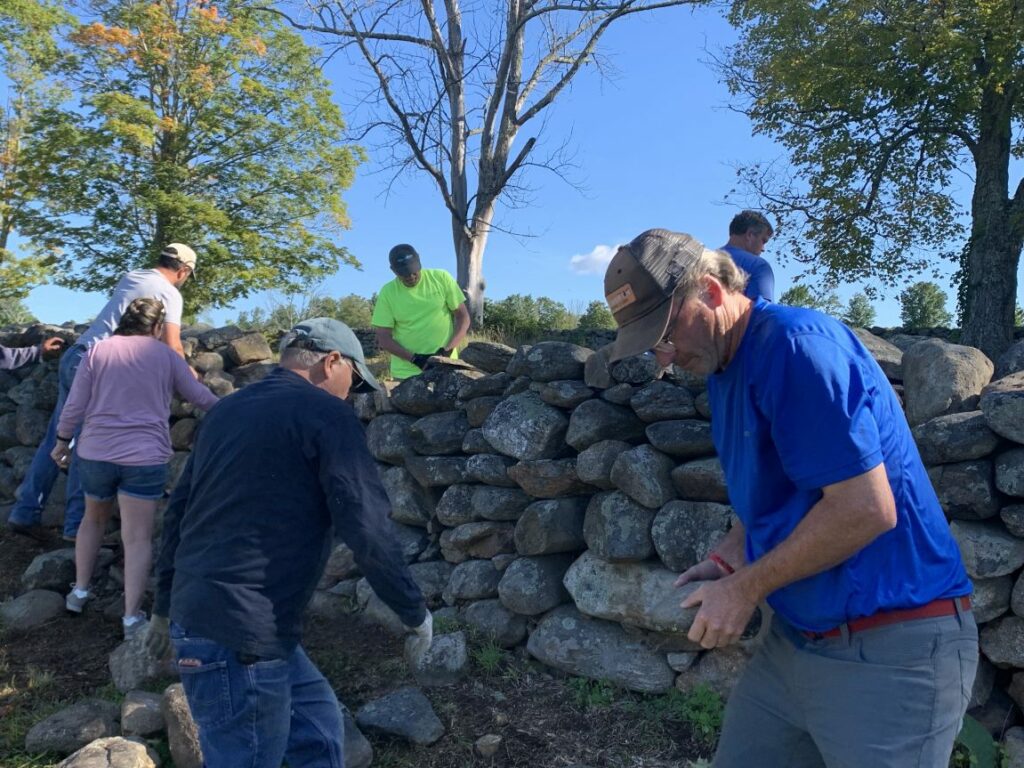 Stone Wall Building