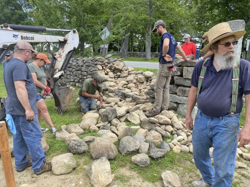 stone wall building